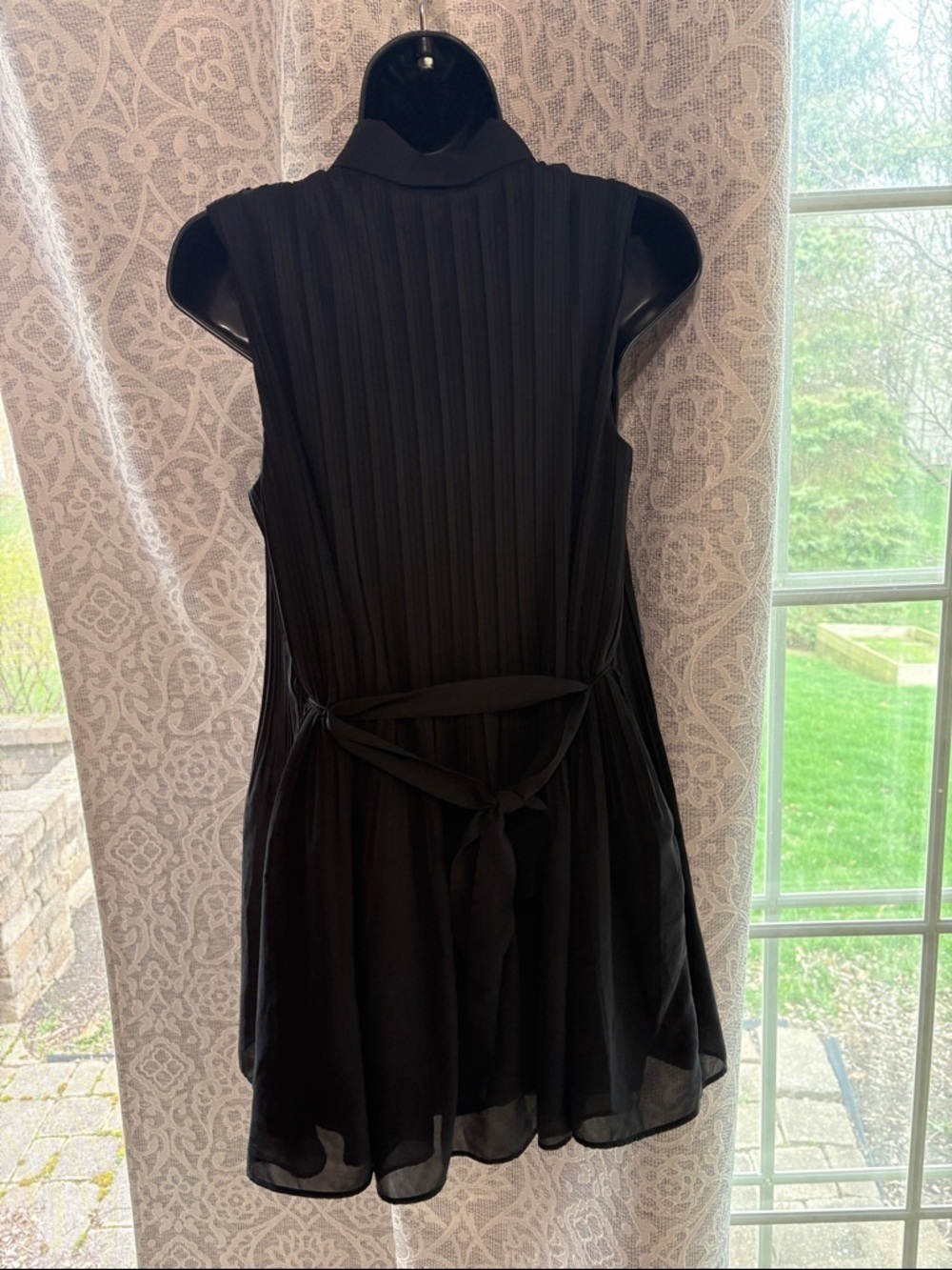 Abercrombie & Fitch Black black mini shirt dress - NWT - Picture 2 of 3